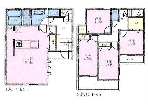 建物参考間取り 95.84u 1550万円